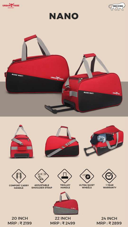 NANO – Compact Duffle Trolley Bag